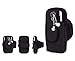 Produktbild ROOKLY Arm Bag/Universelle Sportarmband Fitness Arm Bag mit Kopfhöreranschluss Kompatibel für iPhone XS/Galaxy S9 + Laufen/Gymnastik / Outdoor/Workout,Black