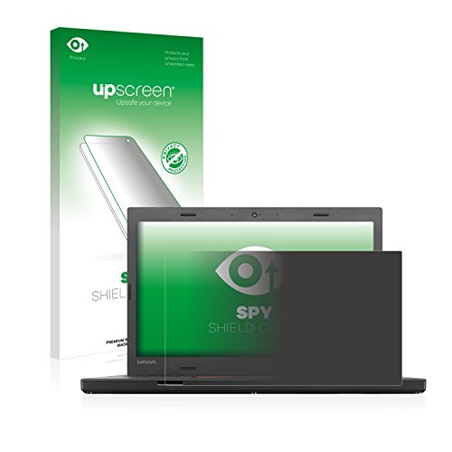 upscreen Spy Shield Clear Blickschutzfolie Lenovo ThinkPad L460 - Schutz der Privatsphäre, Kratzfest