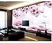 Produktbild Xzfddn 3D Wallpaper Für Zimmer Elegantes Wasser Reflexion Orchideen Benutzerdefinierte 3D Foto Tapete Für 3D Home Decoration-150X120CM