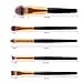 WANGSAURA® Pro Cosmetic 20pcs Makeup Brush Set Soft Face Powder Foundation Eyeshadow Eyeliner Lip Blusher(black+gold)