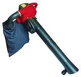 Laubsauger Laubbläser Häcksler, 3 Funktionen, thermisch) auf Rollen, 2-Takt-Motor, Geschwindigkeit tck 30 ccm Motor leer 3500 U/min; Drehzahl-Motor, maximal 9000 U/min; Drehzahl air maxi 200 km/h Luftdurchsatz maxi 10m3/min; Fassungsvermögen Wassertank - 500 ml