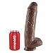 Produktbild KING COCK 11 "PENIS REALISTIC BROWN 28 CM