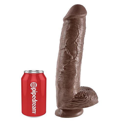 Preisvergleich Produktbild KING COCK 11 "PENIS REALISTIC BROWN 28 CM