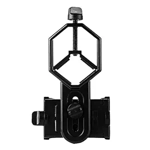 Magicdeal Metal Telescope Spotting Scope Camera Mobile Phone Mount Holder Bracket Clip