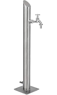 Ktc Tec Wassersaule Edelstahl V2a Garten Brunnen Zapfsaule Wasserzapfsaule Wasserverteiler Zapfstelle Srs 1010 Amazon De Garten