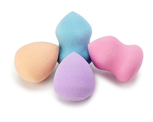 Cheeky Beauty 4-tlg. Kosmetikschwamm-Set zum makellosen Auftragen von Make-Up Blender Sponge - 2