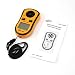 Produktbild fengwen66 Benetech GM8908 Digitales Anemometer-Thermometer Windgeschwindigkeitsmesser Windmesser (Orange & Schwarz) -Null