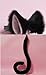 Lolita Anime Cosplay Costume Fluffy long fur Party Neko Cat ears Hair clip (Black Ear + Tail Set)