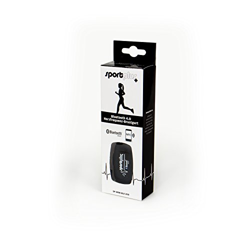 SportPlus Bluetooth 4.0 Herzfrequenz-Brustgurt für iOS (ab 7.1), Android (ab 4.3) und Windows Phone, optional mit ANT+ und 5,3 kHz - 4