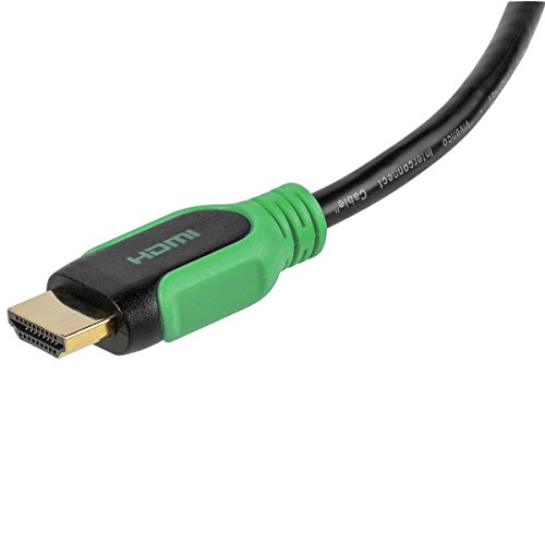 Vivanco PRO 14HDHD 075PB High Speed HDMI Kabel mit Ethernet 0,75 m (Audio Rückkanal) grün/schwarz - 2