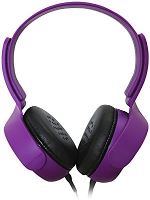 Approx Urban Stereo Headset with Integrated Microphone and 1.2 m Anti Roll Wire Cable - Purple