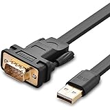 USB RS232 Cable, Ugreen USB to Serial DB9 9 Pin Converter Cable 2M for Connecting Cisco Routers and Switches,Celestron Telescope and Crestron Products,Support Windows 10/8/7/Vista/XP/2000 and Mac OS X 10.6 to 10.11 EI Capitan with FTDI Chipset