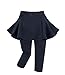 Warm Set of Leggings And Skirt Winter Baby Girl Double Skirt Leggings Blue 100cm