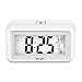 BXT Newest Multi-function Smart Touch Control Slient Digital LED Alarm Clock with Temperature Display, Calendar, 24/12 hour Conversion, Repeating Snooze, Ascending Alarm, Sensor Backlight, Automatic Night Light