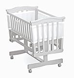 BreathableBaby 4-Sided Crib Mesh Liner (White)