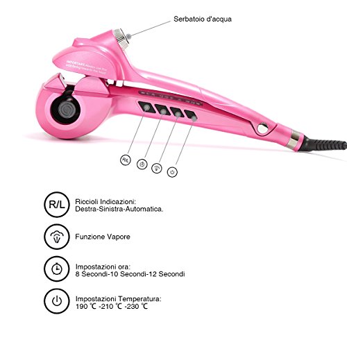 lockenstab, LuckyFine lcd salon automatische haar curling / lockenwickler / automatischer lockenstab / lockendreher automatisch /keramik welle /locken curler /styler automatische Wickler - 4