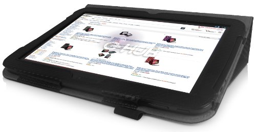 G-HUB PropUp Tablet-Schutzhülle, Pour NEXUS 10 (SAMSUNG), NOIR Fibre de Carbone - 5