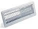 Accord ABFRWH412 Floor Register with Louvered Design, 4-Inch x 12-Inch(Duct Opening Measurements), White