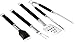 Produktbild Grillbesteck Set - Edelstahl (4-teilig) Hochwertige Grillzange + Wender + Fleischgabel + Bürste
