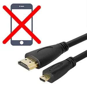 Rpi shop - HDMI to Micro HDMI Cable 4K 1080p Resolution high Speed, Ethernet Audio for Raspberry Pi 4 B - 3 feet (can not use with Mobile)