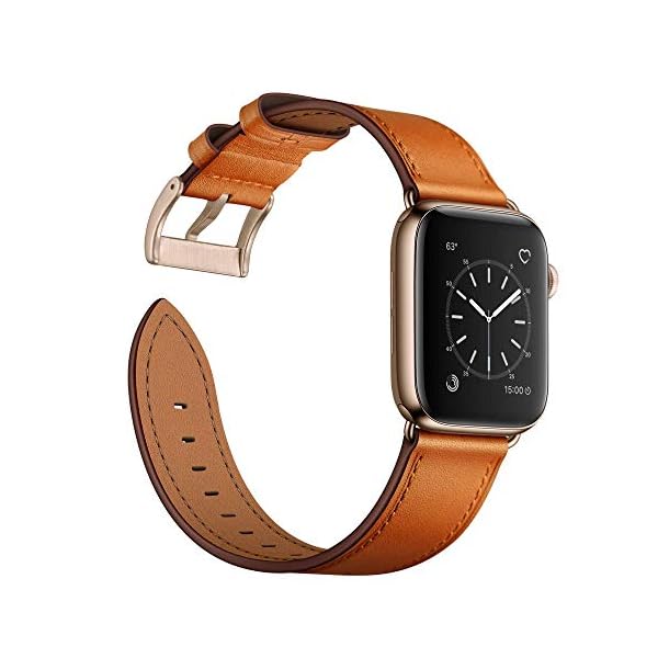 Arktis Lederarmband kompatibel mit Apple Watch 1/2/3/4/5