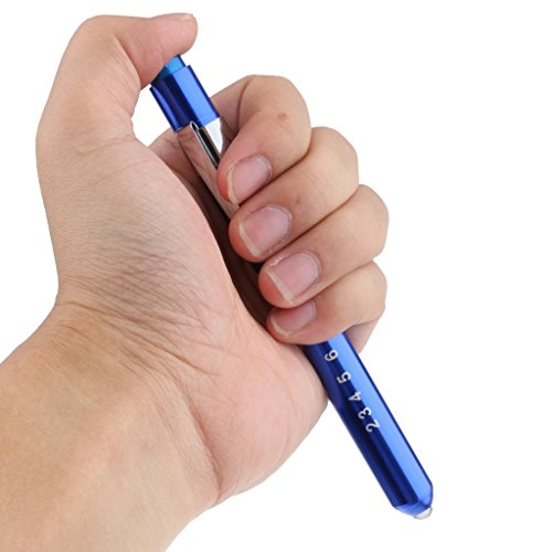 Tragbare Mini-Stift Licht LED-Taschenlampe Tasche Medizinische Taschenlampe – Hellblau - 4