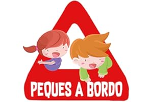 STARSTICK Peques a bordo – Pegatinas de diseño para coche - Castellano