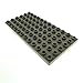Produktbild 1 x Lego Duplo Bau Platte dunkel grau 12 x 6 Noppen Grundplatte 4196