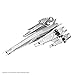 Price comparison product image Mass Effect 3d Laser-cut Model Normandy Sr2