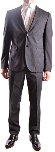 Manuel Ritz Men's Mcbi325036o Grey Wool Suit