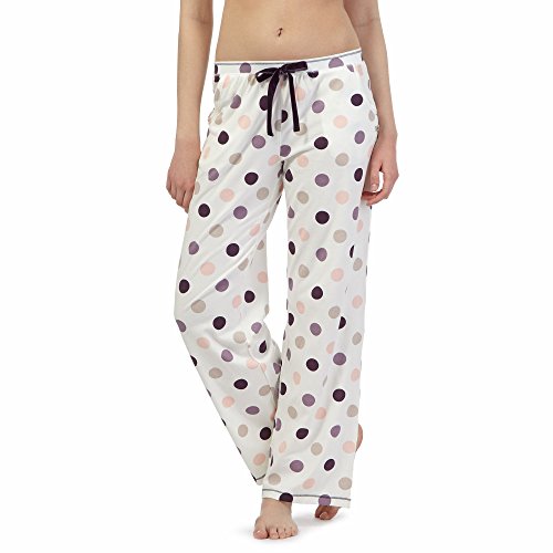 Rjr.John Rocha Womens Cream Polka Dot Pyjama Bottoms 12