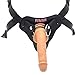 Produktbild CHANISI Strap-On Harness Penis, Flexibler Umschnalldildo, Abnehmbarer Penis-Slip-Dildo, Umschnallbares Sexspielzeug Für Lesben-Penis (Ohne Geruch)