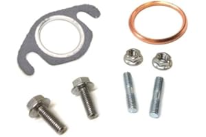 STREETPARTS24 Auspuff Dichtungsset 8-teilig passend für Piaggio Sfera, NRG MC2, MC3, TPH, Zip 25/50 – Hochwertiges Dichtungsset