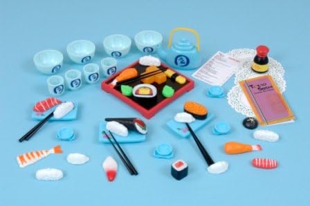 Childrens Plastic Japanese Food Set-A1433