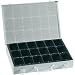 Produktbild Alutec Sortimentskoffer (L x B x H) 335 x 250 x 53mm Anzahl Fächer: 18 feste Unterteilung