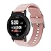Produktbild Muium 2019 Armband Für Xiaomi Huami Amazfit Bip Youth Watch Kompatibel Silikon Für Xiaomi Huami Sport Zubehör,8 Farben.Herren Frauen Klassisch Männer Straps Ersatzband Straps Wristband (Pink)