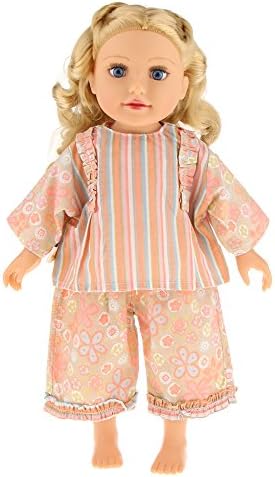 Doll Clothes Pattern Wardrobe Makeover Fits for 18" American Girl Dolls Cute Dollhouse Decor