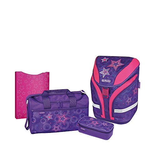 Preisvergleich Produktbild herlitz 11407590 Grundschulranzen Motion plus, Mehrfarbig (Stars)