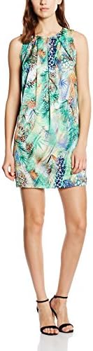 Isabella Roma Women's Abito Smanicato Dress, Green, L