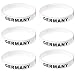 Produktbild BESTOYARD Silikon Deutschland Flagge Armband Land Sort Armband für 2018 6 Stücke