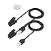 Produktbild Garmin Forerunner Ladeklemme, Garmin Forerunner 35 235 Ladekabel- kompatibel Ladekabel für Forerunner 230, 235, 630 Ersatz USB Charge Ladegerät Lade Kabel Draht für Garmin GPS Watch by Fun Sponsor (2 pack)
