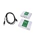 Produktbild Icron Erweitern Winkelmesser Extender USB 2.0 480 Mbps UTP Cat.5e 4-Port USB Ranger 2304GE-LAN
