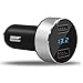 Produktbild DANMEI New creave 3.1 A 120 W Dual Ports USB Auto Ladegerät Power Drive für iPhone, iPad Pro/Air 2/Mini/Galaxy S7/PSP/MP3/MP4/gps. Etc. Silber Silber Normal