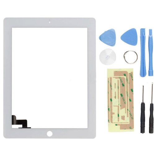 Vanz shop Digitizer Touch Screen Replacement Glass for iPad 2 White, [Importado de UK]