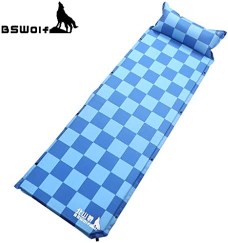 Kitayama wolf outdoor Smurfs series automatic inflatable sleeping pad tent moisture pad thickening widening camping camping