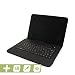 Produktbild Hülle inkl. deutscher QWERTZ Tastatur für Samsung Galaxy Tab A 10.1 (2016) und Schutzfolie in SCHWARZ [passend für Modell SM-T580, SM-T585]