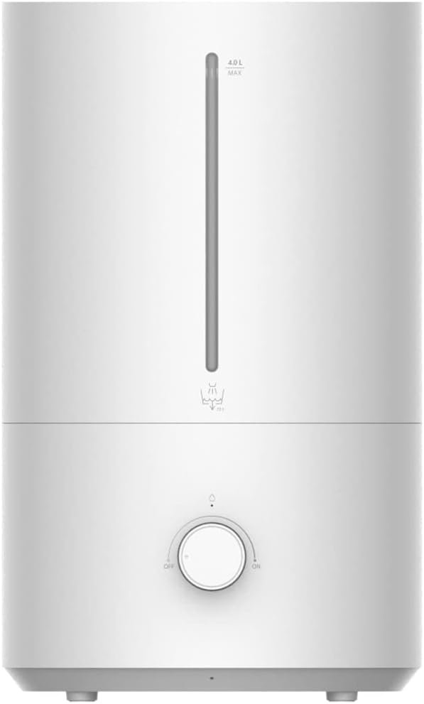 Xiaomi Hava Nemlendirici 2 Lite | İnce sis 300 mL/h, 30 saate kadar, 360° başlık, 38 dB, üstten doldurma, otomatik kapanma, kolay temizlik, su seviyesi