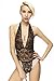 Fashion Women Sexy Stimulate Lace Lingerie Babydoll See-through Dress Black New