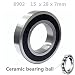 Produktbild 6902 2RS 15 mm ID, 28 mm OD, 7 mm breite, Si3 N4 Hybrid Keramik Kugellager Gummi abgedichtet Abbott