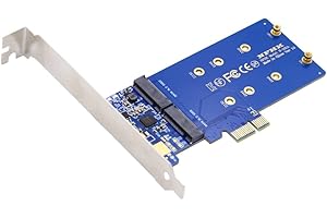 NFHK Dual SATA NGFF Schlüssel B+M SSD zu PCI-E 1x Motherboard Desktop Adapter Konverter SSD Karte JMB582 2280